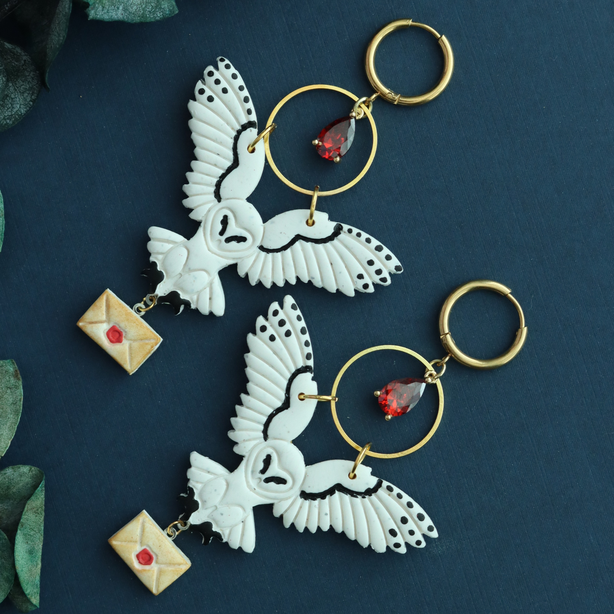 Hedwig Owl Earrings